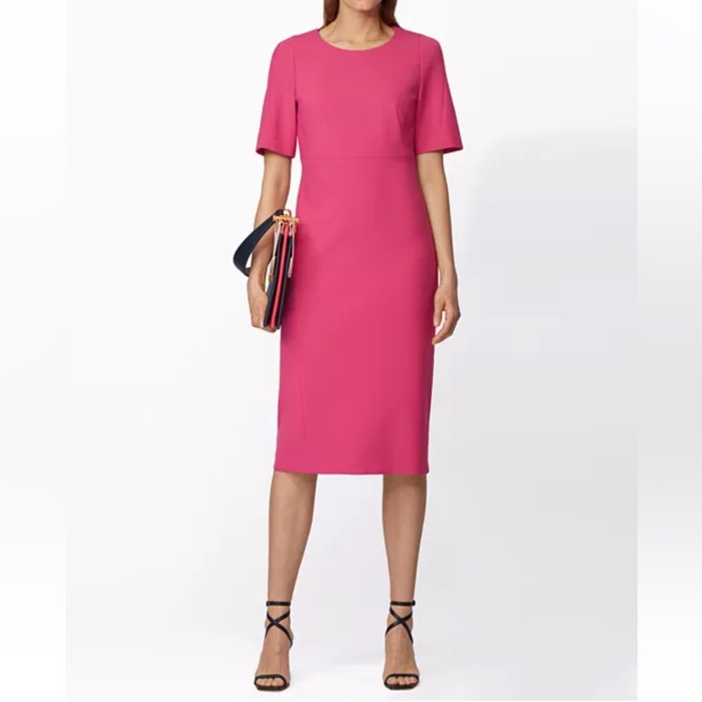BOSS sz 2 ( Hugo boss) Dalune Sheath Dress bright pink